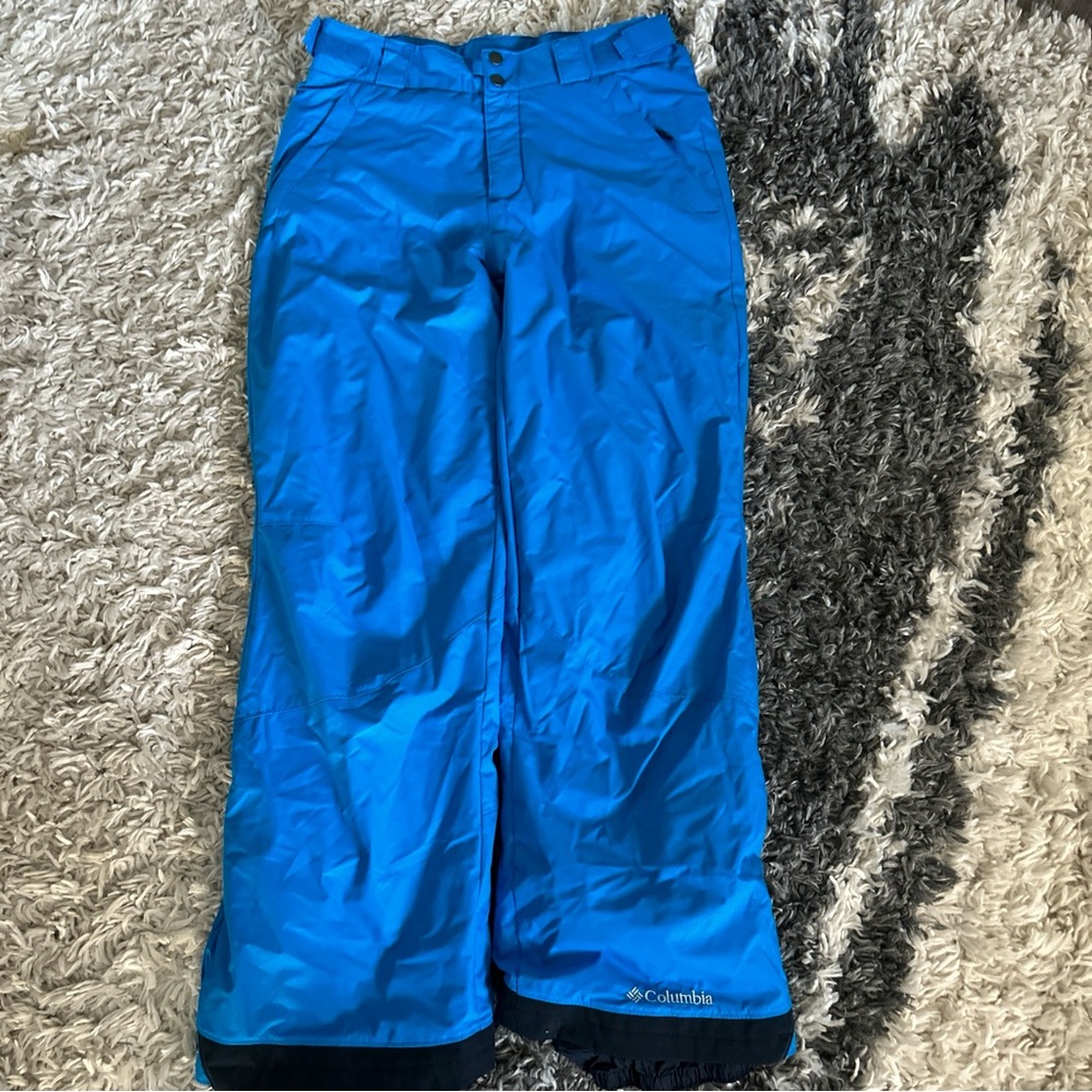 Columbia Convert Women's Snow Pants - Insulated Blue. Size Small